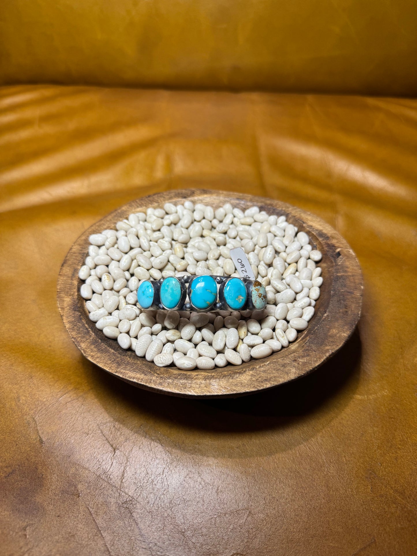 5 Stone Turquoise Cuff (#1)