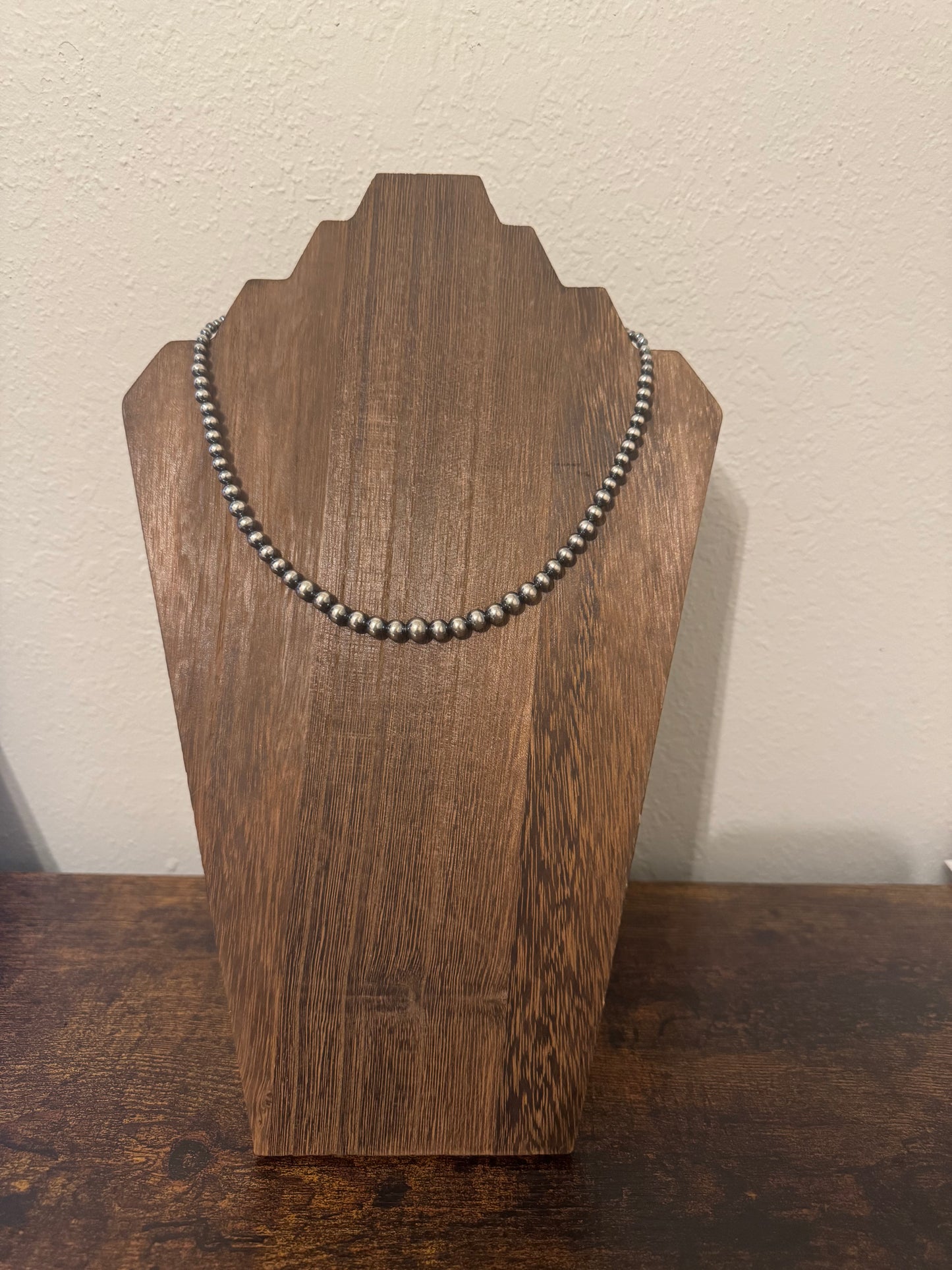 18” 3-8mm Graduated Pearl Necklace