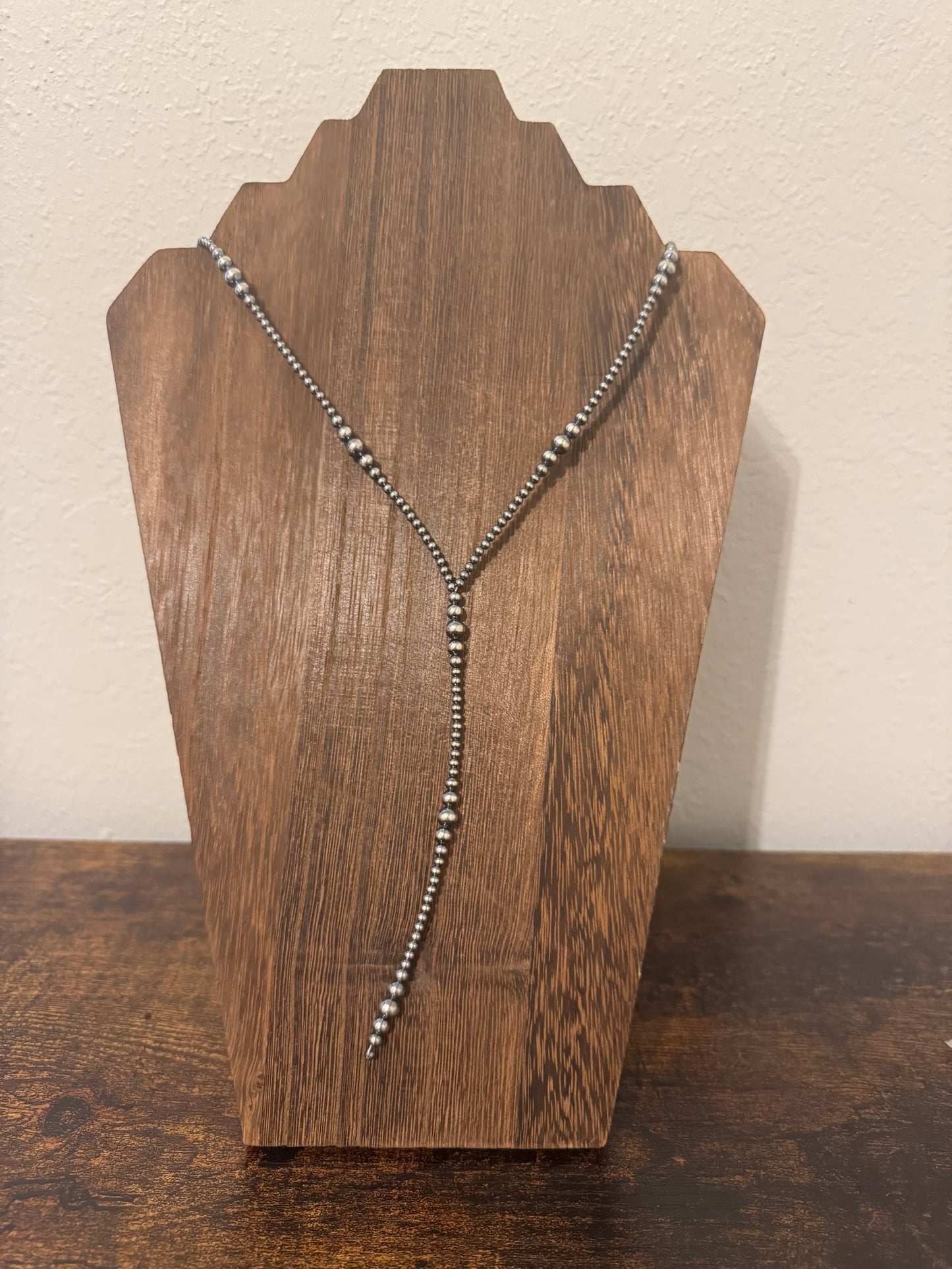 20” 3-6mm Lariat Pearl Necklace