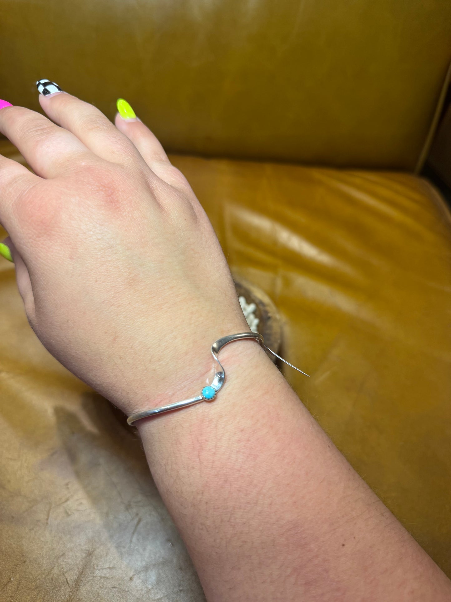 Turquoise Wave Cuff