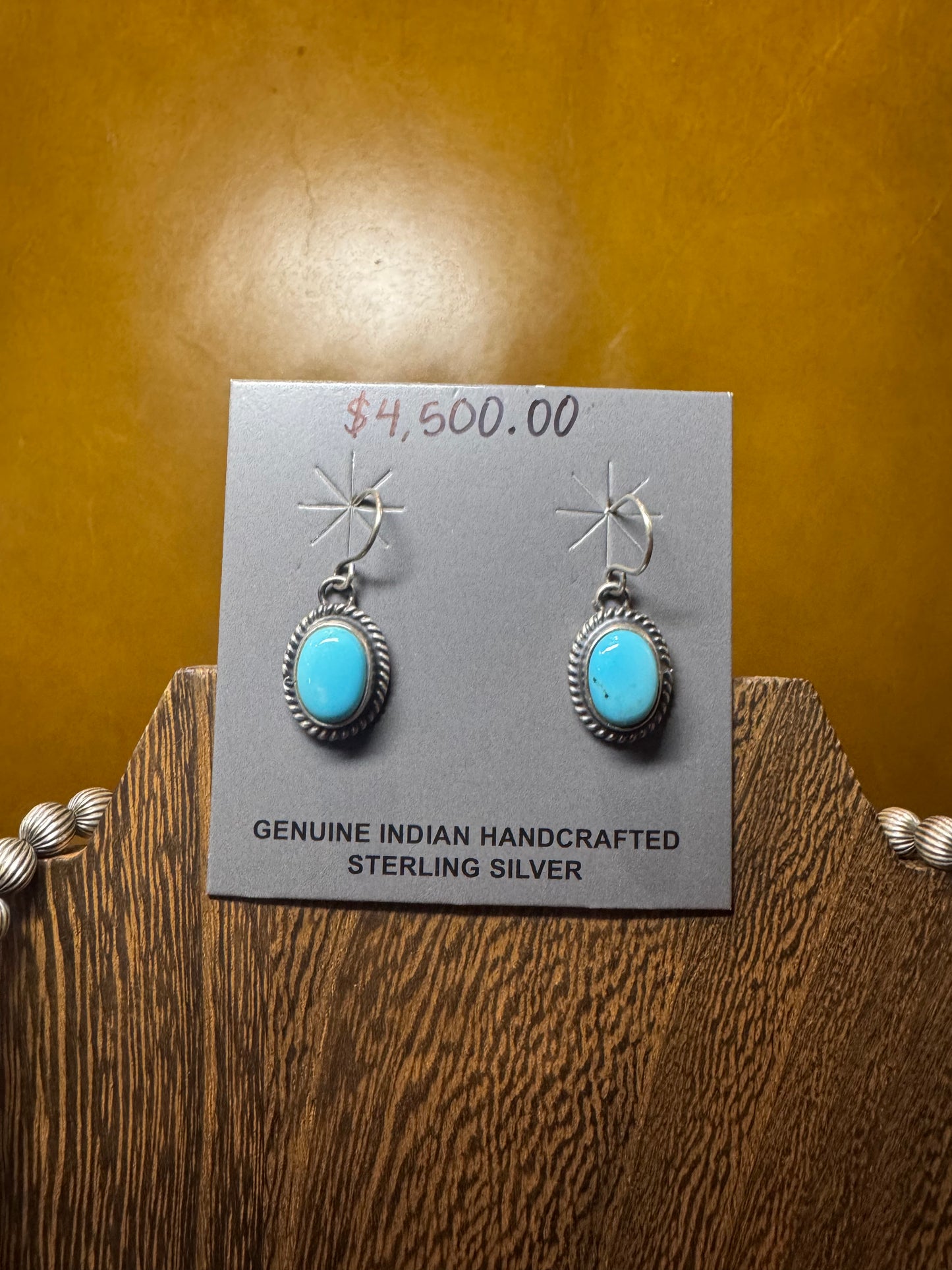 Big Turquoise Squash Blossom SET