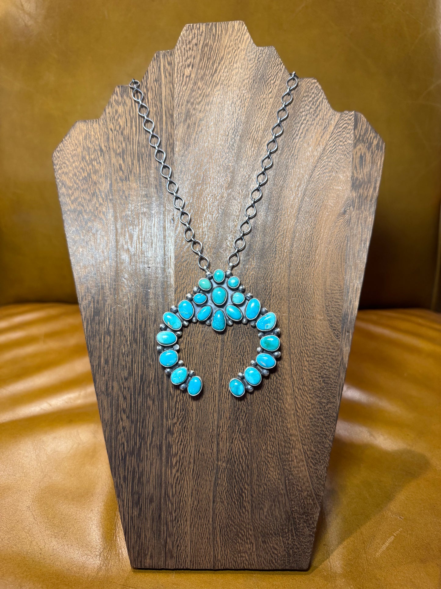 Big Turquoise Naja Necklace