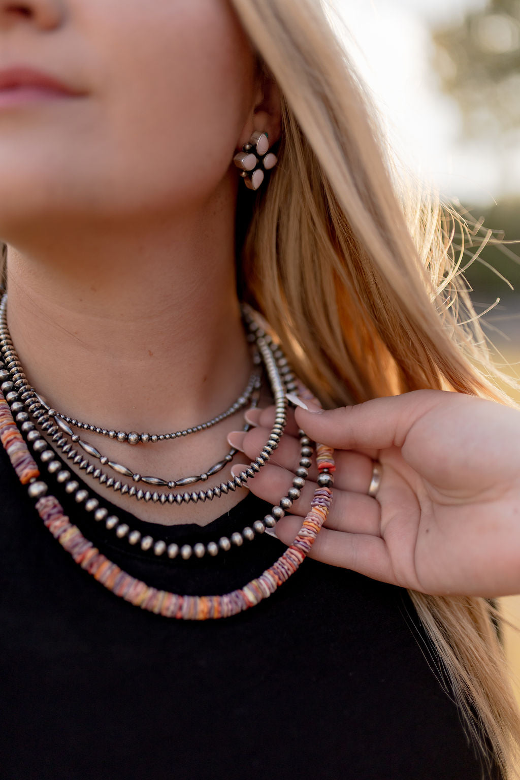 Sterling Pearls & Necklaces