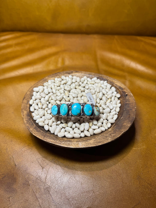 5 Stone Turquoise Cuff (#1)