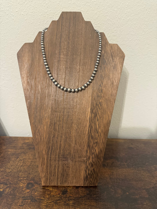 16” 3-8mm Graduated Pearl Necklace