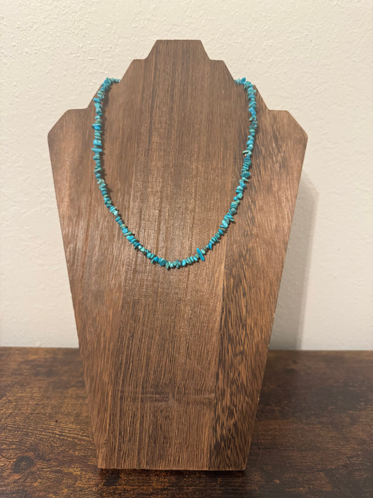 18” Turquoise Chip Necklace