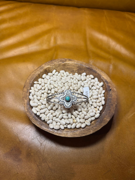 Zia Sun With Turquoise Cuff