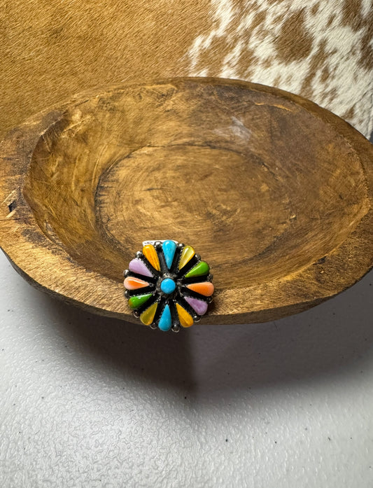 Multi Stone Cluster Ring
