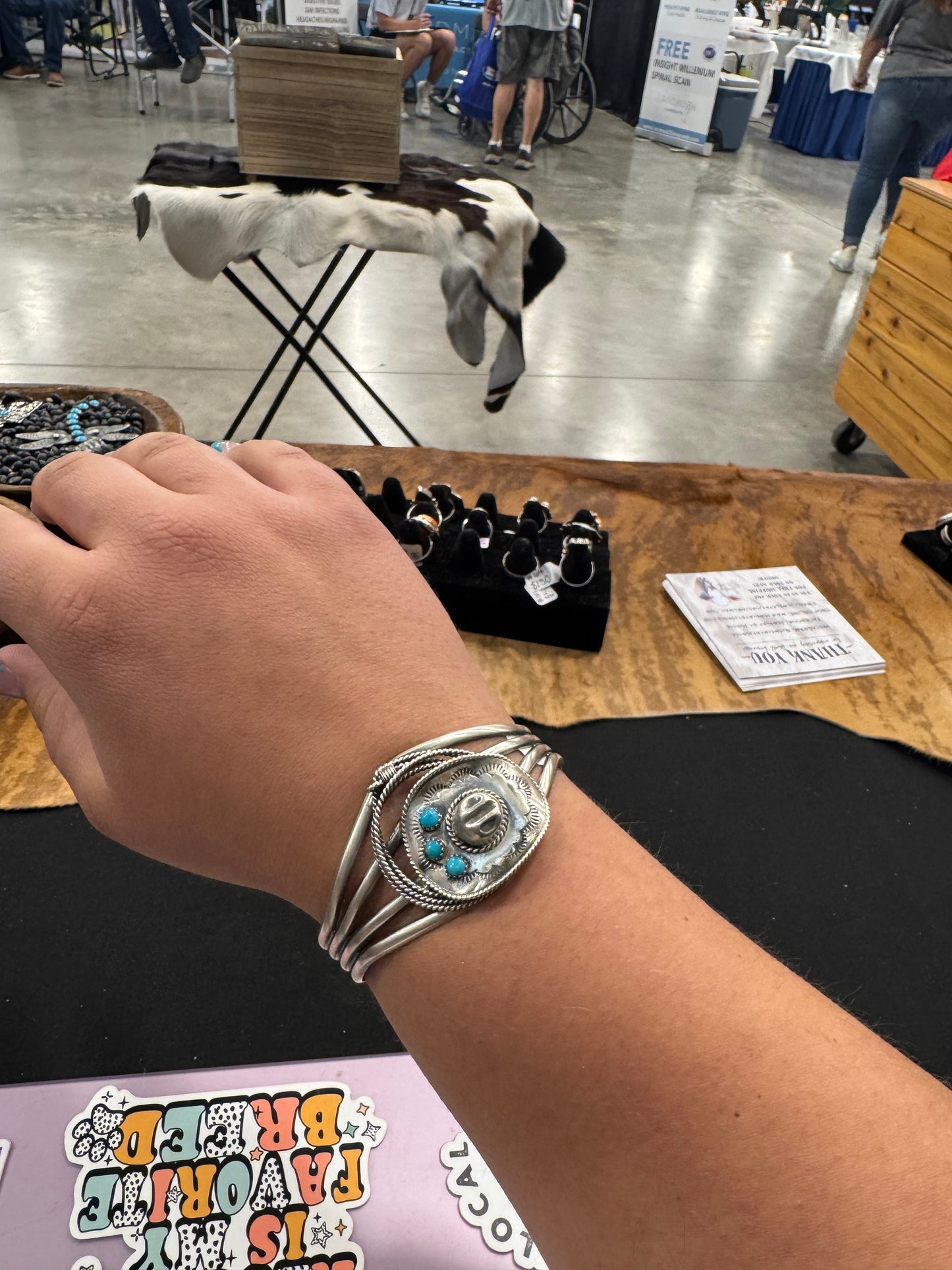 Cowboy Hat & Rope Cuff