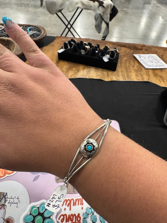 Turquoise Shadowbox Cuff