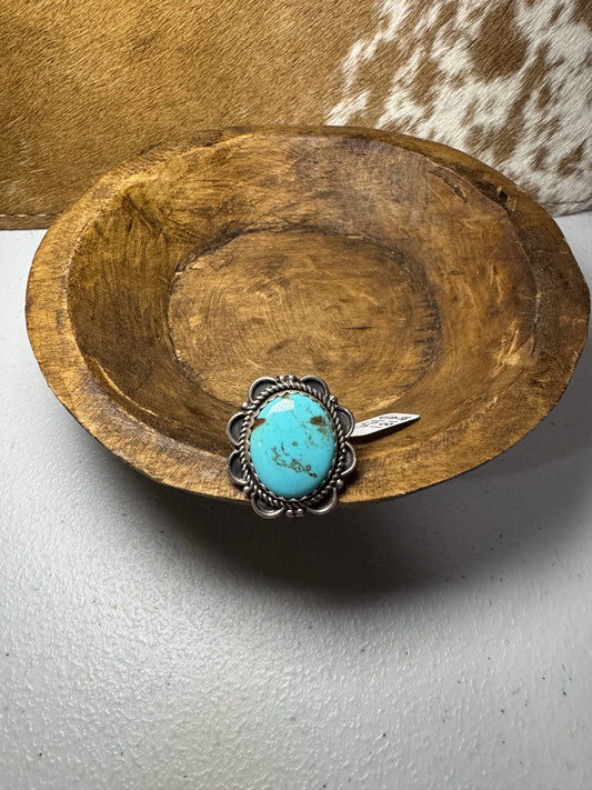 Turquoise Flower Ring