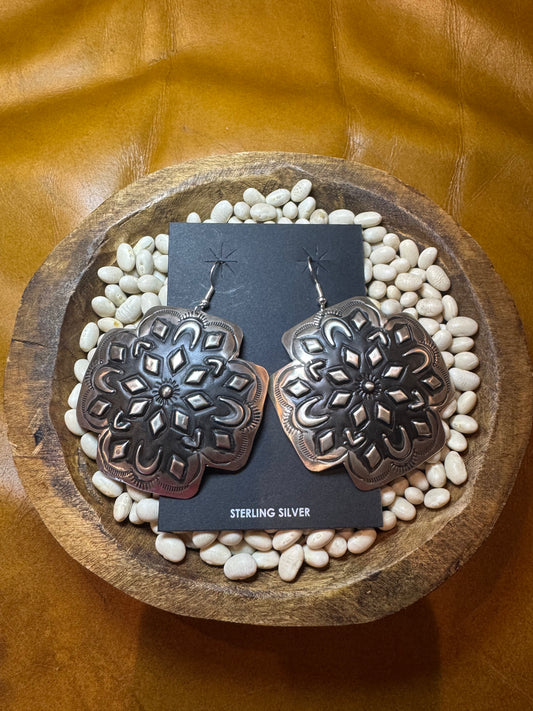 Stamped Cross Dangles