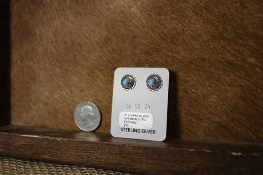 Mini Concho Flower Studs
