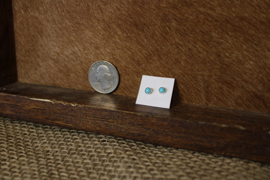 Mini Turquoise Studs
