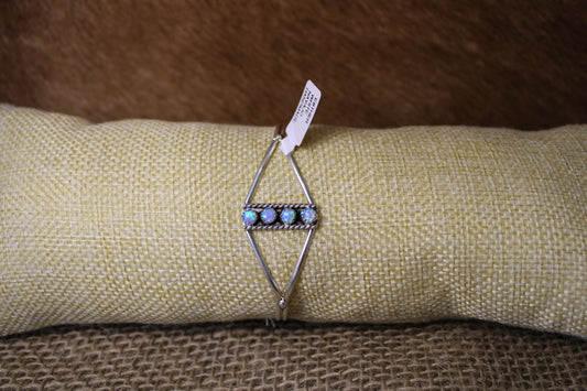 Blue Opal 4 Stone Cuff